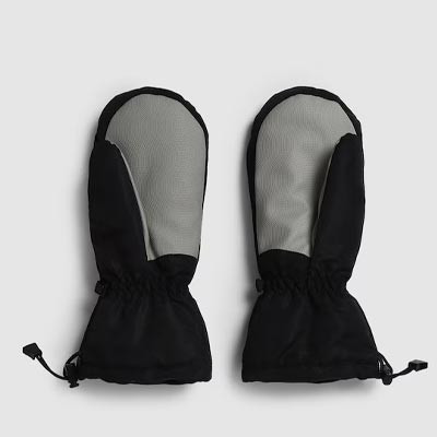 Men Black Solid Gloves