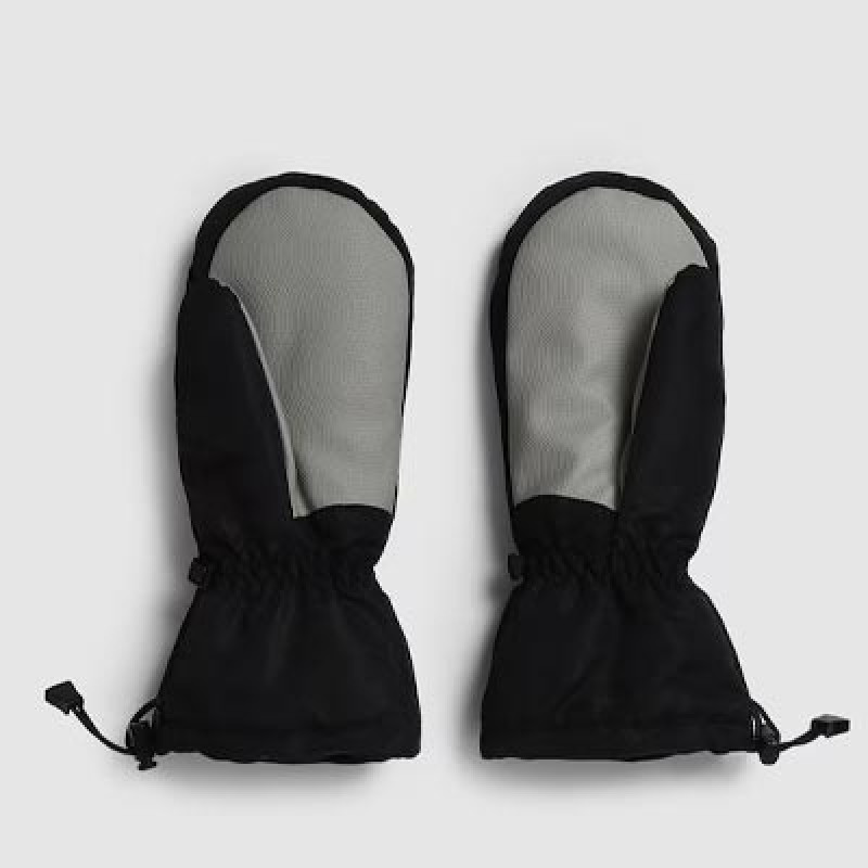 Men Black Solid Gloves